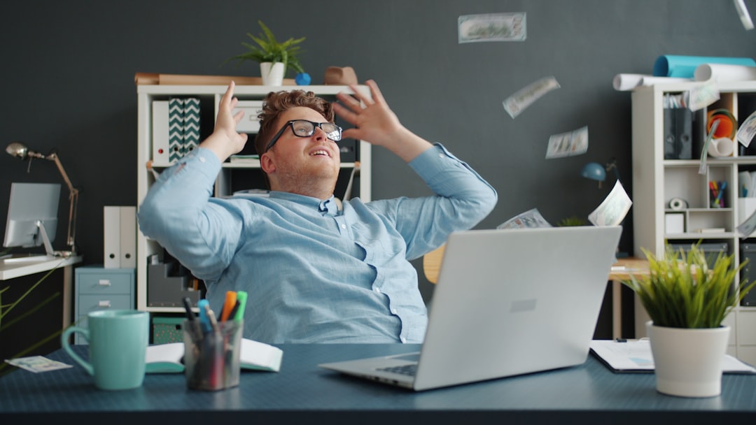 Cover illustration for stress management tips showing a person pausing beside a calendar, notebook, and mug in a calm workspace