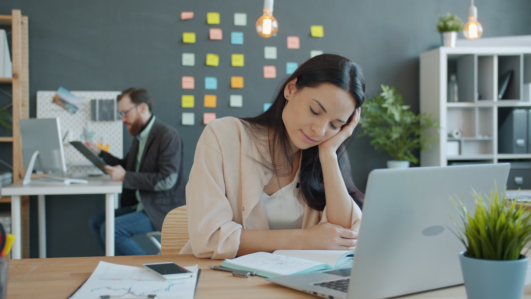 workplace stress management cover illustration showing a calm desk, checklist, and focus blocks